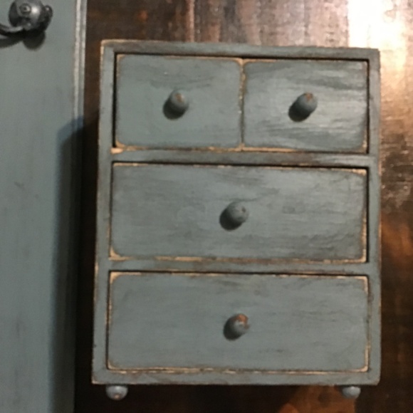 S late Blue Distressed Jewelry  set - Picture 3 of 16